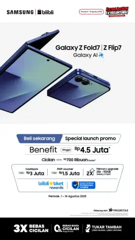SAMSUNG FOLD 7 DAN FLIP 7 WATCH 8