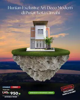 Jarang ada Rumah di cimahi kota  ciuyah dekat permana ciawitali shm