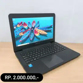 Laptop asus A455L core i3 Ram 4Gb SSD 128GB HDD 500GB No Minus