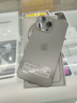 Second Apple iPhone 15 Pro Max 256GB Natural BH 96% Garansi Resmi IBOX
