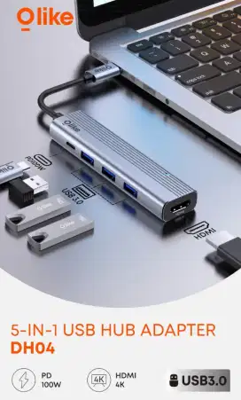 Kabel USB hub merk OLIKE DH04
