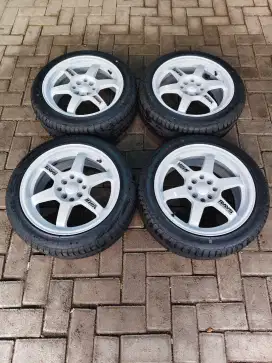 Velg TE37 R16 new dipakai 1hari