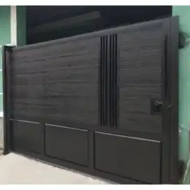 Pembuatan pintu dorong