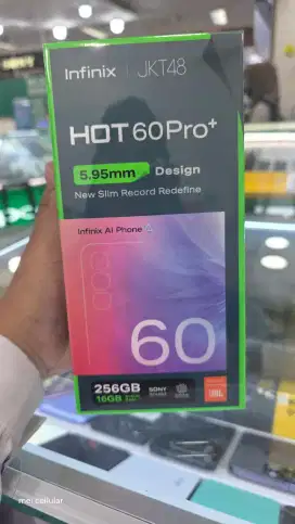 Infinix hot 60 pro plus 8/256gb baru garansi resmi bisa tt bisa kredit