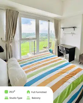 Apartemen Tipe Studio Fully Furnished di Casa de Parco BSD City