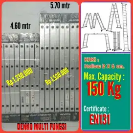 Tangga lipat alm MULTI FUNGSI 4.6 mtr.