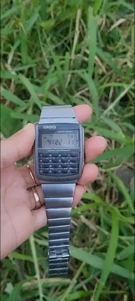 Jam Tangan Kalkulator Retro Digital