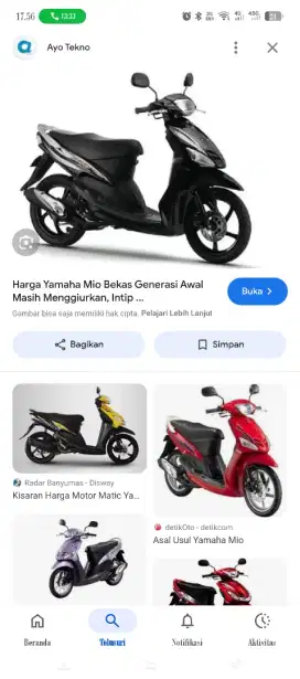 Motor Mio Di Jual Butuh Banget
