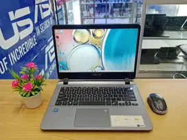 BODY SLIM LAPTOP KULIAH ASUS A407M RAM 4GB HDD 1000GB SIAP PAKAI