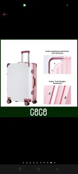 Jual rugi koper baru banget