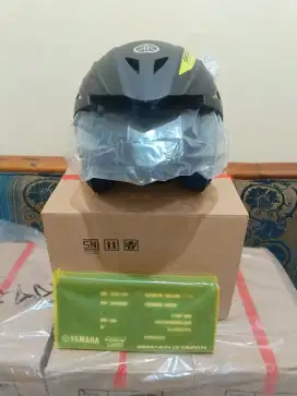 Helm Yamaha Gear + Bonus Cover Plat Nomer