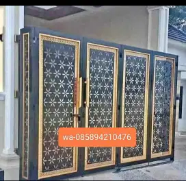 Pagar dorong plat Laser