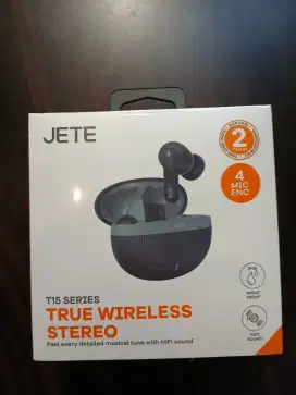 JETE TWS T15 ENC with 4 Mic Bluetooth 5.4 IPX5 Playtime 24H