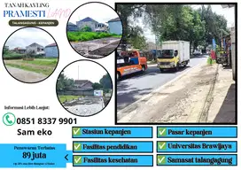 Tanah Kavling siap bangun dengan ukuran jumbo harga dibawah pasar