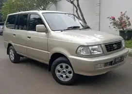 Toyota Kijang LGX 2.4 MT Diesel Solar 2001 Coklat Met Istimewa Sekali
