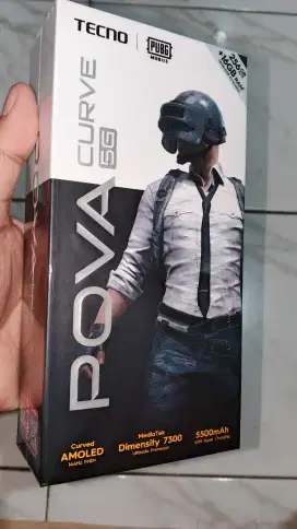 Tecno Pova 7 Curve 5G 16/256 Black BNIB Segel Garansi Resmi