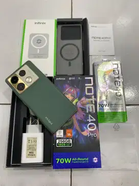Infinix note 40 pro 4G ram 8/256 fullset