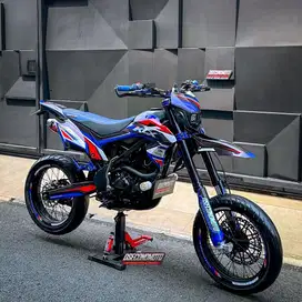 KLX 150 FUL MODIFIKASI‼️ TRAIL SUPERMOTO GANTENG TINGGAL GAS