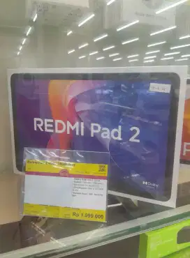 Redmi Pad 2 4/128GB | Promo Cicilan Syarat Ktp Only