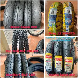 Aneka Ban Motor Matic Tubeless Ring 14 dan bebek Ring 17 24H