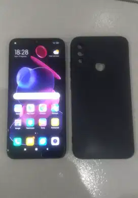 Hp redmi not 7 Ram 3/64  batang, sudah terpasang tempeerglash,