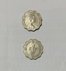 Koin Dollar Hongkong jadul