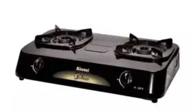 Kompor rinnai 2 tungku+selang-regulator