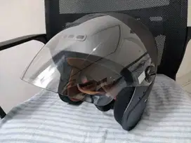 Helm Honda Hitam Baru Gress