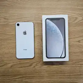 iPhone XR 64GB White – Mulus, Fullset Original Resmi iBox