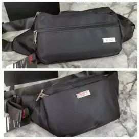 Tas Tumi Waistbag Alpha Bravo Black Bumbag Pria Black Ready 2 model