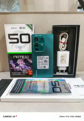 Infinix Note 50 (8+256GB) Hijau Mulus Fullset