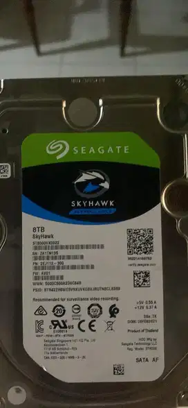 Hardisk 8TB Healt 100/100