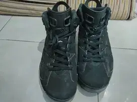Air Jordan 6 (tanpa box) kondisi bekas kotor pemakaian
