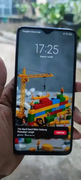 Dijual cepat murah Hp light new Redmi Note 8pro Ram 6/128gb