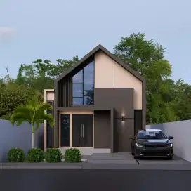 Rumah bebas banjir di kota Depok