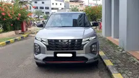 Km 18rb hyundai creta prime 2023 pakai 2024 sunroof abu muda silver