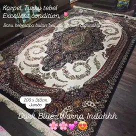 Karpet permadani Besar Tebel halus
