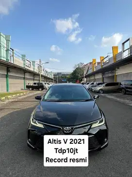 TOYOTA ALTIS V 2021 TDP 10jt HITAM 2022 ODO new