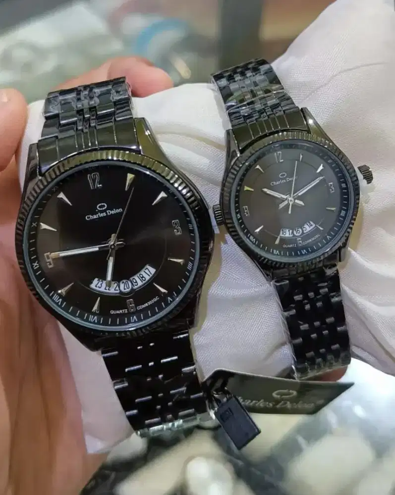 Ready!!Jam Tangan Couple Charles Delon