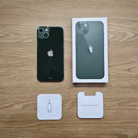 iPhone 13 128GB Green– Mulus, Fullset Original Resmi iBox