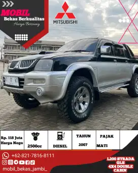 Mitsubishi L200 Strada 2007-Siap Pakai - Minus Pajak - Rp 118 Jt NEGO!