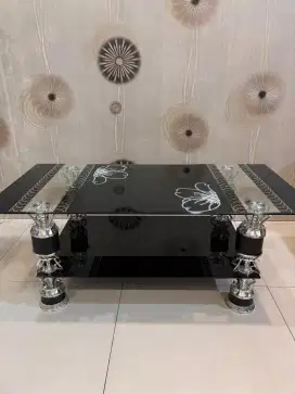 Meja tamu kaca 2tingkat pribadi