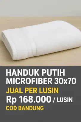 Handuk putih microfiber