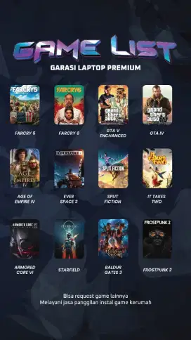 Isi game PC / Laptop ujungberung