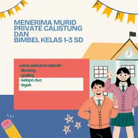 MENERIMA MURID PRIVATE CALISTUNG DAN BIMBEL