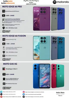 Moto G45 5G, Motorola Edge 60 Fusion,Edge 60 Pro & Moto G86 Power
