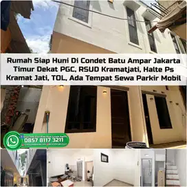 Rumah Siap Huni Di Condet Batu Ampar Dekat RSUD Halte Ps Kramat Jati