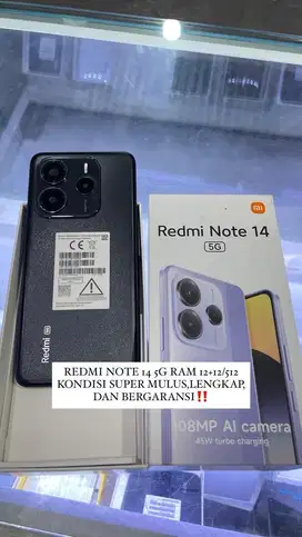 REDMI NOTE 14 5G RAM 12+12/512