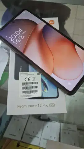 Murah Redmi Note 12 pro 5G 8/256 lkp mulus grs resmi