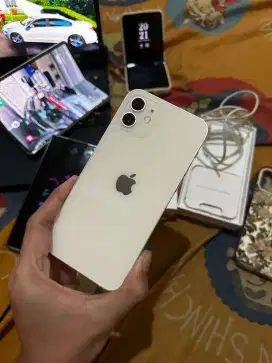 Iphone 12 64gb inter white fullset mulus simlock